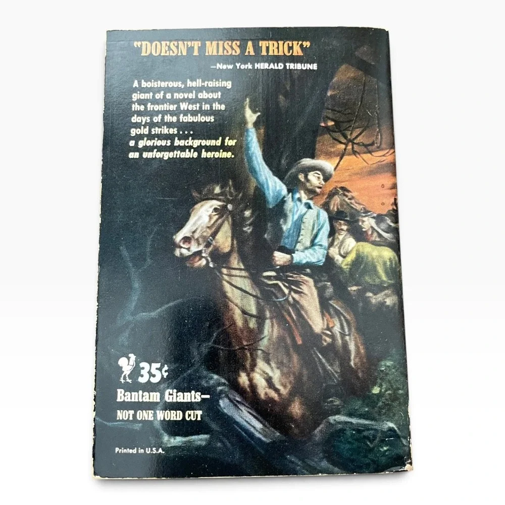 Ann Carmeny Hoffman Birney Bantam Giant 1953 Paperback Western Gold Rush Nevada